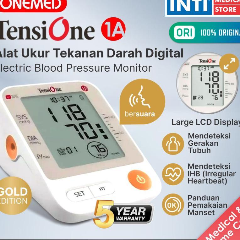 Onemed | Tensimeter Tensione + Voice Gold | Tensimeter Digital + Suara