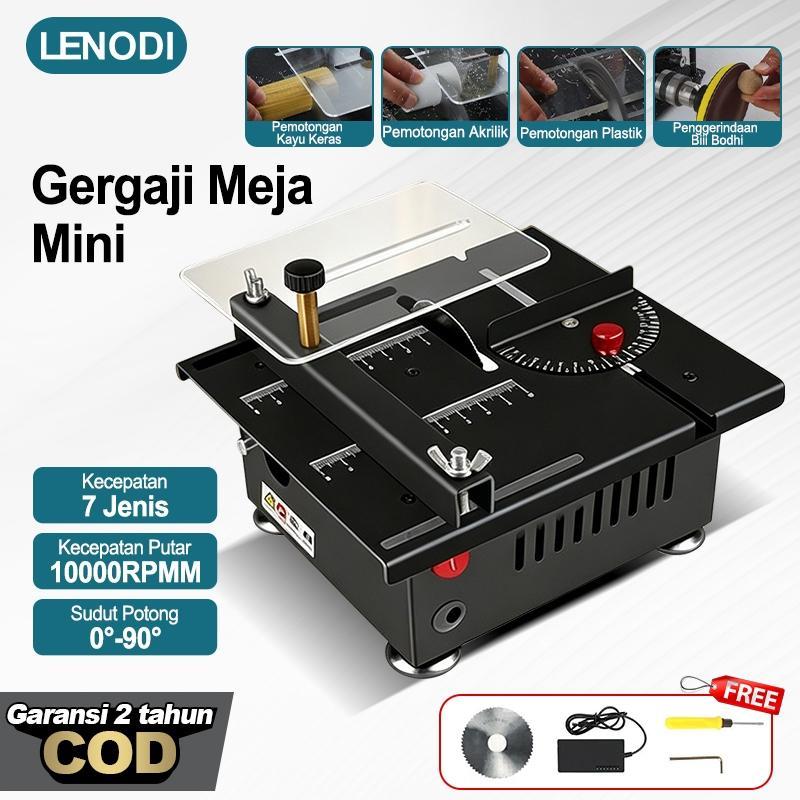Gergaji Meja Multifungsi/Multifungsi Table Saw Portable Dengan7Speed/Mesin Pemotong Meja Mini Dengan
