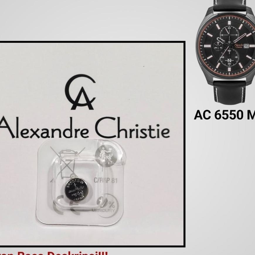 Baterai Alexandre Christie Type Ac 6550Mc Original