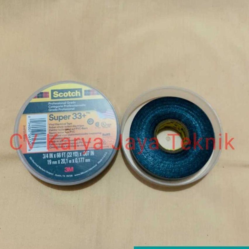 Isolasi Listrik 3M Scotch 33+ / Isolasi Kabel 3M Asli