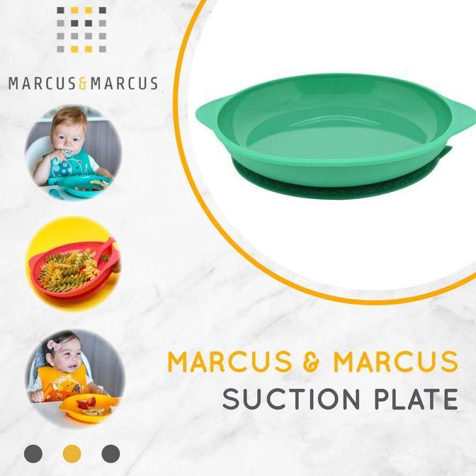 Bestseller- Marcus & Marcus Suction Plate - Piring MPASI Anak Suction Silikon Anti Tumpah