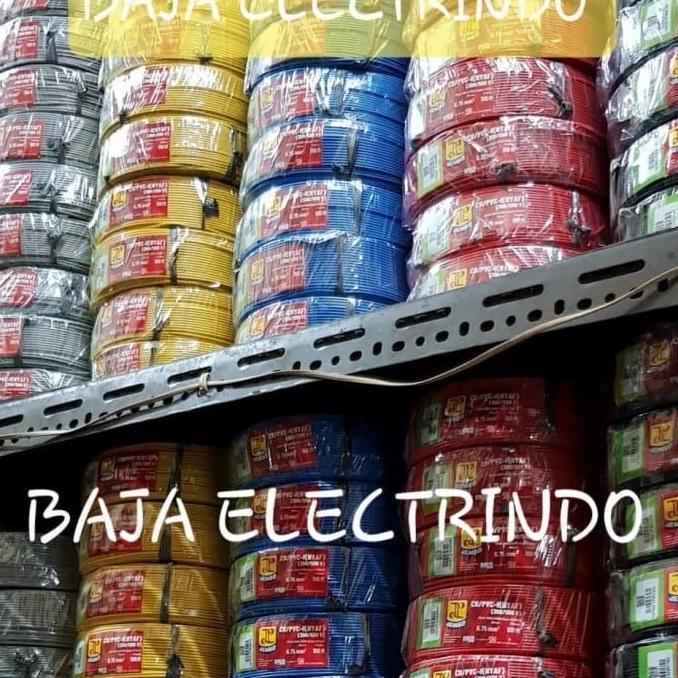 Promo Kabel Grounding 1,5mm tunggal NYA 1,5mm 1,5 mm VOKSEL Roll 100m Kabel NYA 1x1,5 1x1.5 mm 1 x 1