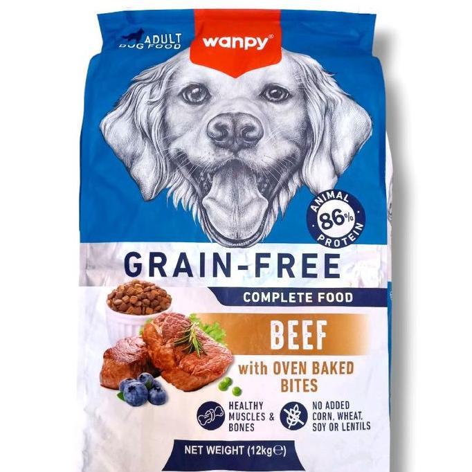 WANPY GRAIN FREE FOR ADULT DOG BEEF 12 KG