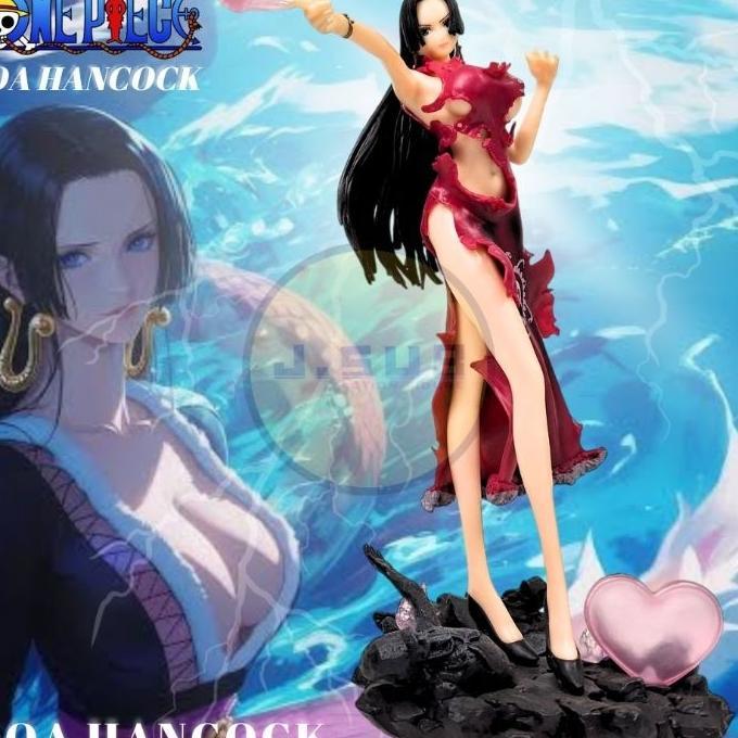 Action Figure Boa Hancock Statue Onepiece Cast Off Led Luminous Explosive Clothes