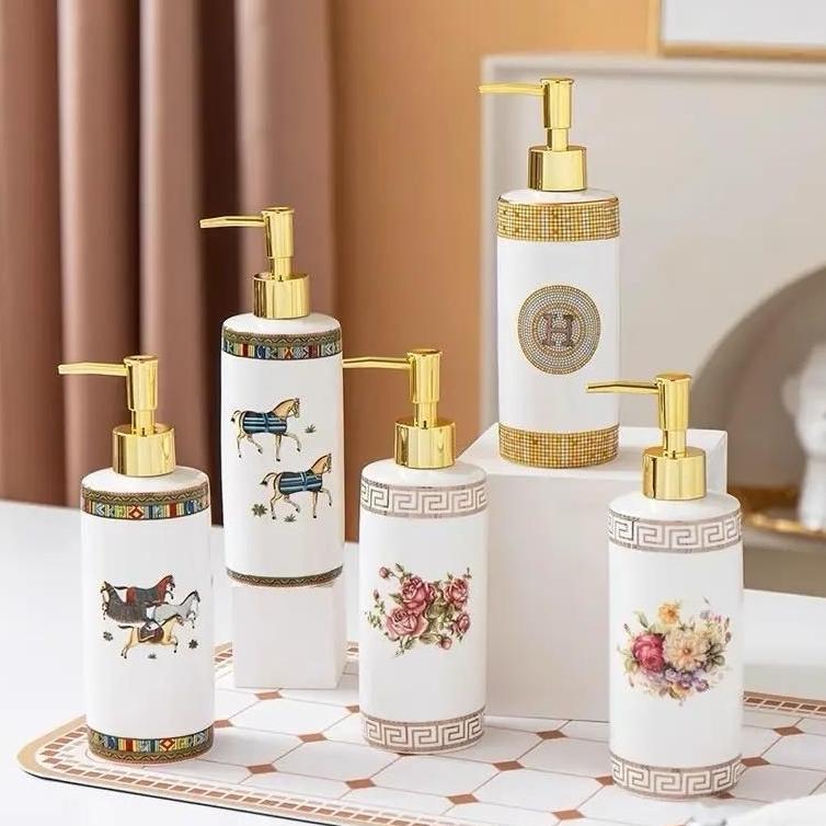 Botol Sabun Keramik Luxury Botol Sabun Botol Sampo Botol Sabun Gold Botol Sabun Keramik