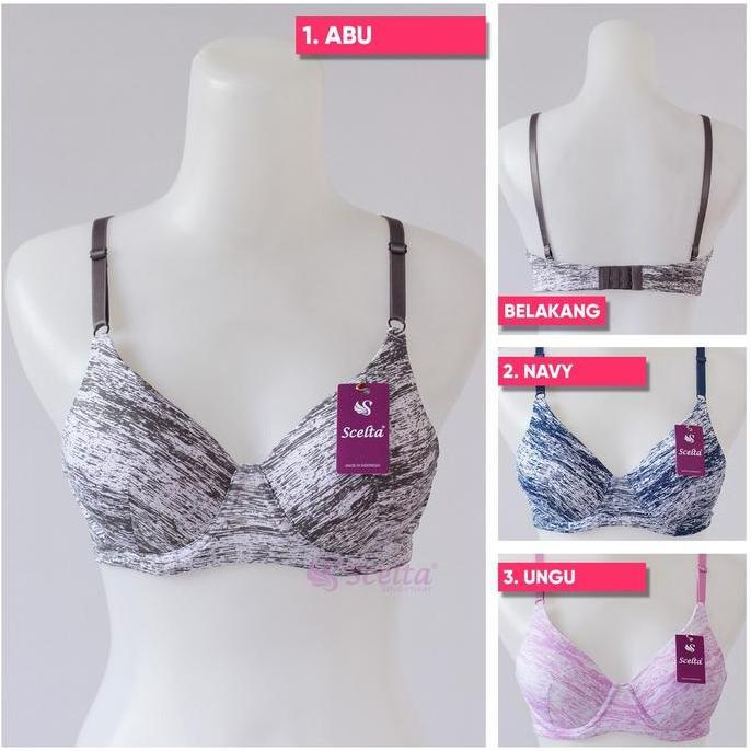 PROMO Scelta - Bh Bra Model Baru Scelta Simple Busa Full Cup Scelta Sc 1649