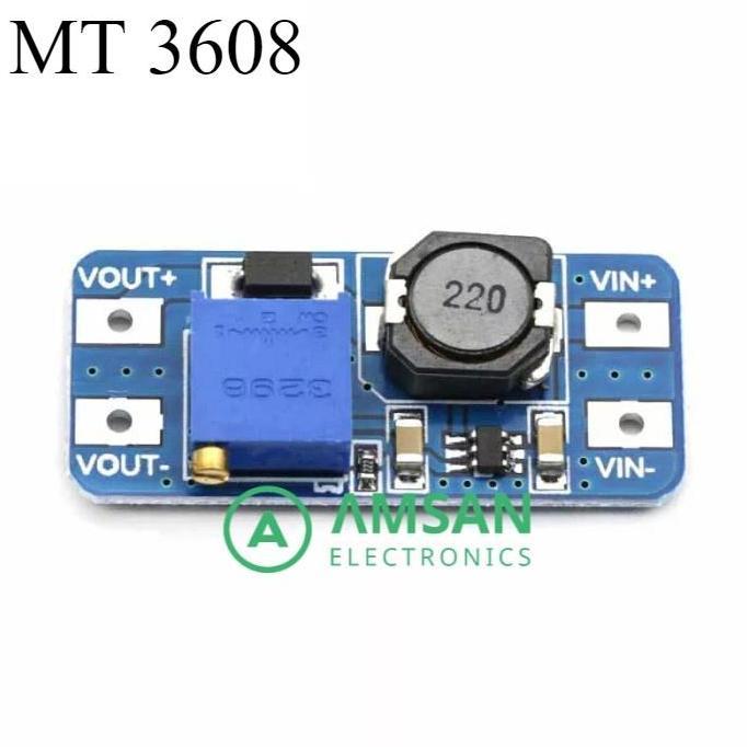 Mt3608 Dc Step-Up 2A Boost Converter Mt-3608