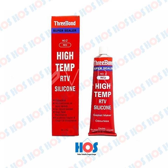 +%+%+%] Threebond Lem Sealer Red Silicon 75gr