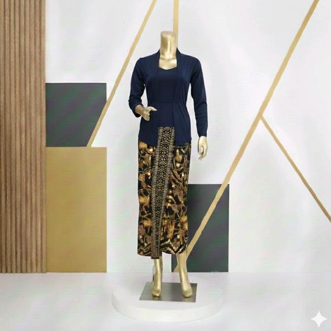 Kebaya Bali Bed Kaos Lengan Panjang (KEBAYA SAJA TANPA SELENDANG)