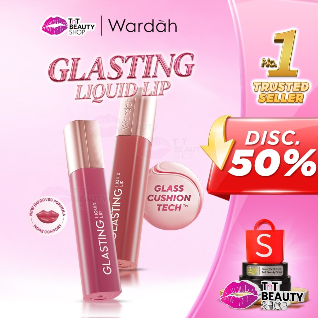 WARDAH Liquid Lip Glasting Indonesia | 3.5g | TnT Beauty