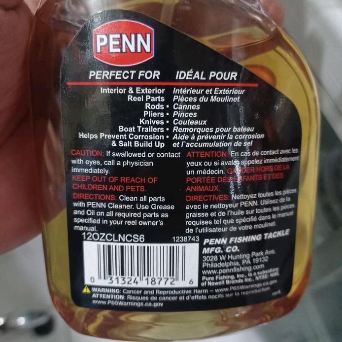 Penn Rod & Cleaner 355 Ml | Original | Cairan Pembersih | Penn
