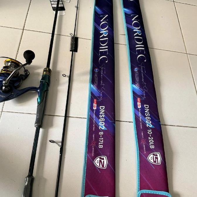 Pancing Galatama satu set Daido Nordiec Reel Exori Serenity