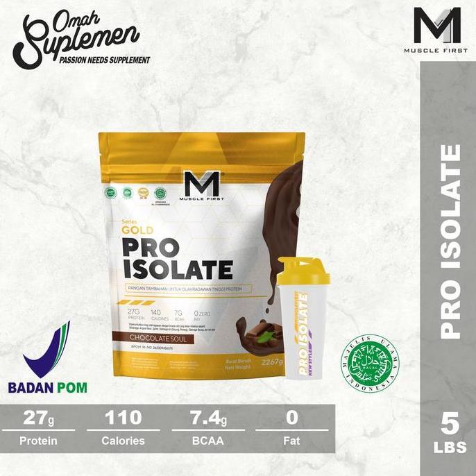 Muscle First M1 Muscle First Gold Pro Isolate 5lbs 75servings