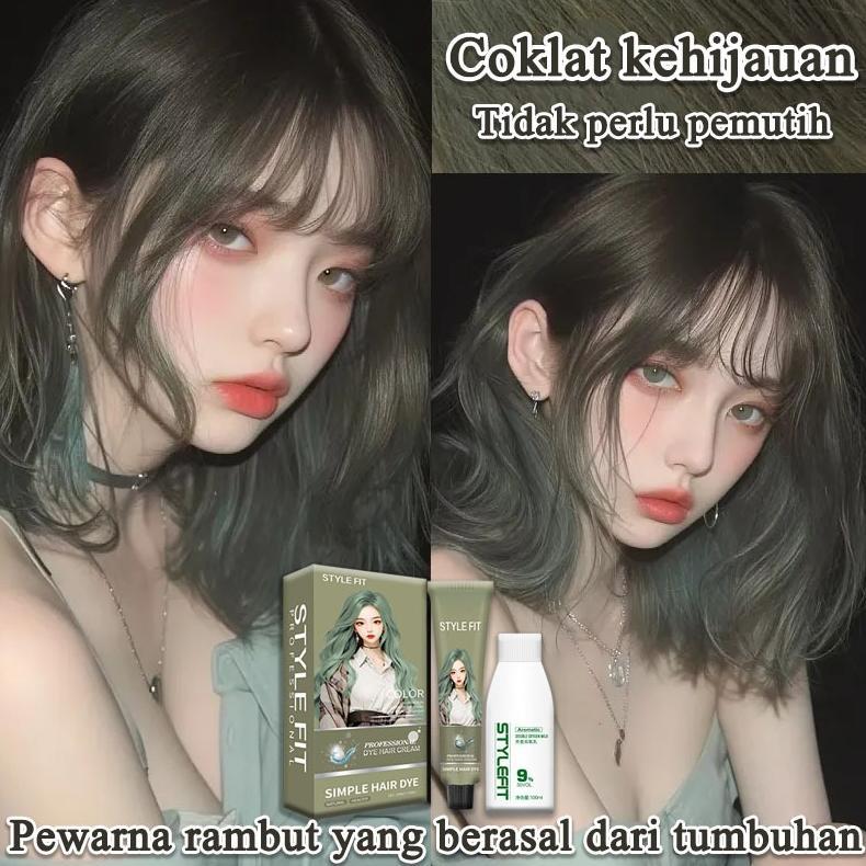 [PENGIRIMAN CEPAT] STYLE FIT CAT RAMBUT* 200ML CAT SENDIRI, COWOK CEWEK BISA, BAHAN HERBAL, TIDAK ME