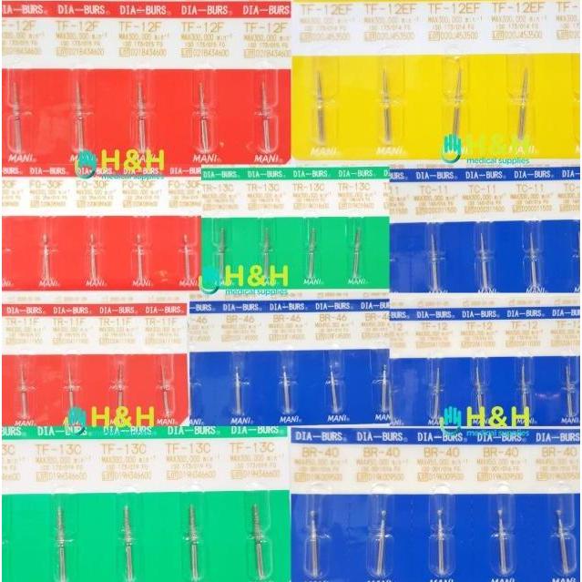 Dente - Dental Bur Mani / Mani Bur Gigi / Bur Mani Original Jepang / Mani Bur