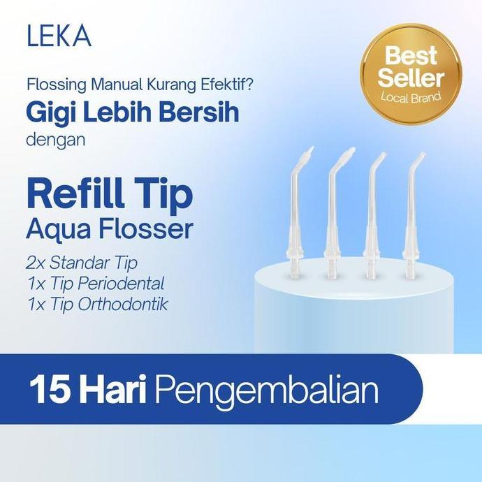 Dente - Leka - Oc556 Aqua Flosser Tip - Refill Travel
