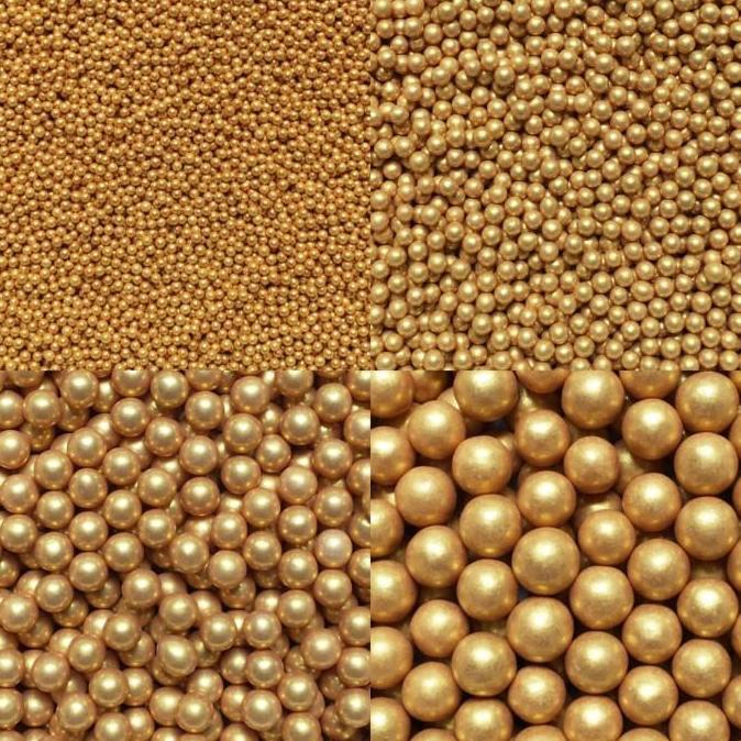 Cakes- Sprinkle Gold 100Gr, Sprinkle Emas Edible, Trimit Kue, Taburan Kue