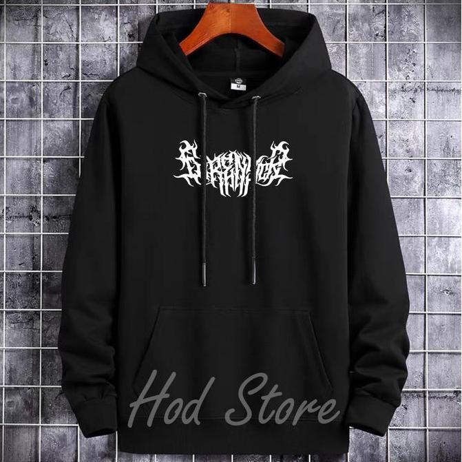 DF90 - Sweater Hoodie Distro Casual Pria Wanita Bahan Fleece Sablon Forensick