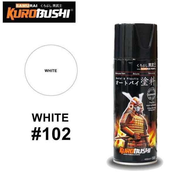 FITZGRALD Pilox Samurai 102 WHITE 400ml Cat Putih Samurai 102 Cat Samurai
