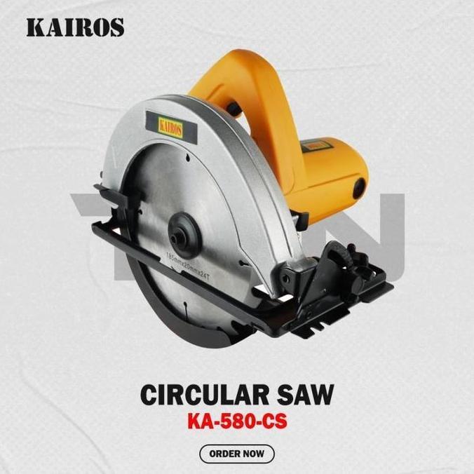 MORIFOYU Mesin Gergaji Potong Kayu Mesin Circular saw 7inch Kairos Free mata sirkel/circular saw