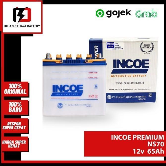 Aki Mobil INCOE PREMIUM NS70 / NS-70 / NS70 - Aki CHERY TIGGO Diskon