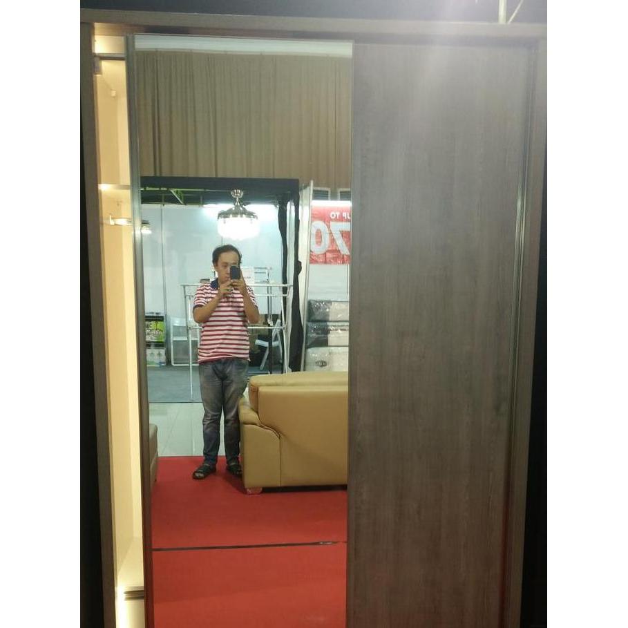 Lemari 2 Pintu Full Mirror HPL