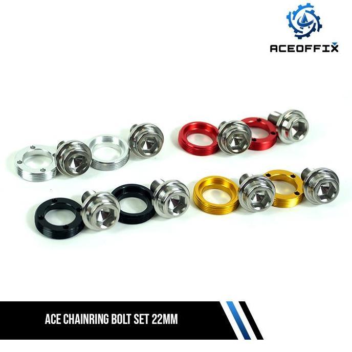 Super Murah, Ace Chainring Bolt Set 22Mm