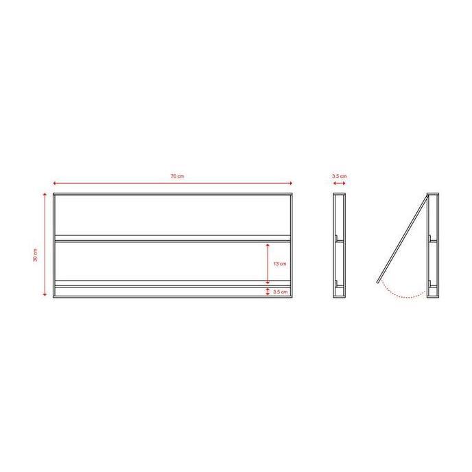 akrilik lemari/display lemari gantung uk custom