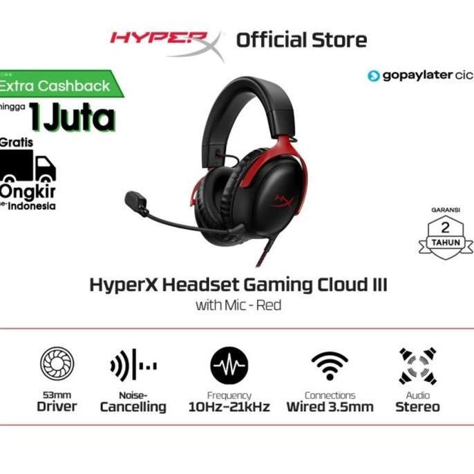 HyperX Cloud III Gaming Headset Kingston Hyper X Cloud 2 Headphone game