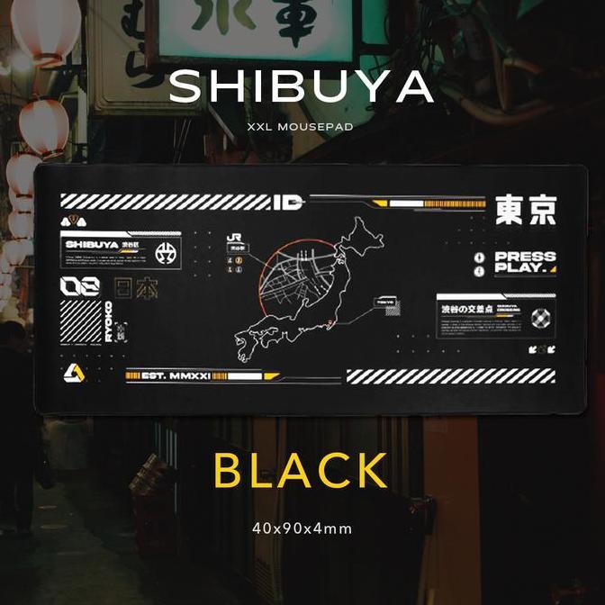 SHIBUYA Gaming Mousepad Deskmat by Press Play NSS