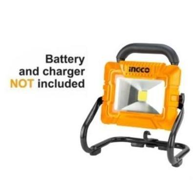 TERBARU - Ingco Lampu Sorot 20 Watt LED Cordless 20V Work Lamp CWLI2025 Baterai