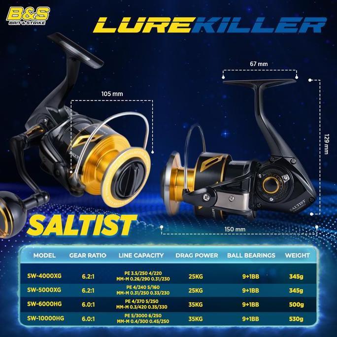 Reel Pancing SW Lurekiller SALTIST sw4000 sw5000 sw6000 sw10000 reel spinning RP001