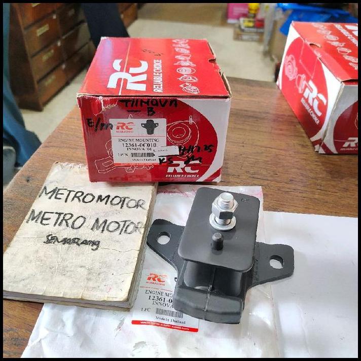HOT DEAL PANGKON MESIN ENGINE MOUNTING TOYOTA INNOVA BENSIN FORTUNER BENSIN 12361-0C010 MERK RC ATAU