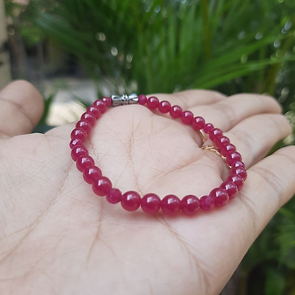 Gelang Ruby Heat Treated
