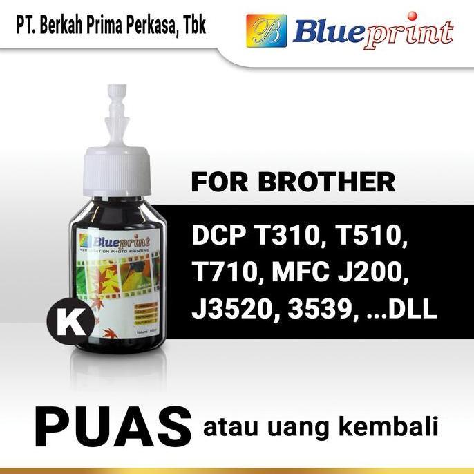 Sontige- Tinta Brother Blueprint Refill For Printer Brother 100Ml - Hitam