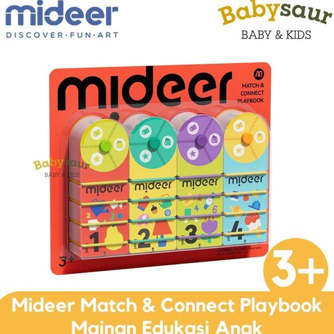 [SHOPP HOUSE] Mideer Match and Connect Playbook Mainan Edukasi Early Education Toys Anak Laki Laki P