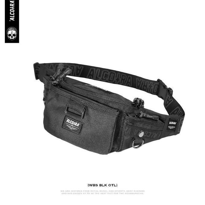 Virlokina- Waist Bag Small Black Outline Waist Bag Alcotra Original Brand Alcotra Waist Bag Terbaru 