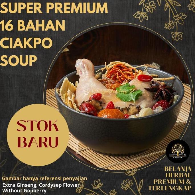 Donne- Tim Ayam Ginseng Terlengkap 16 Bahan Ciapo Chicken Herbal Soup