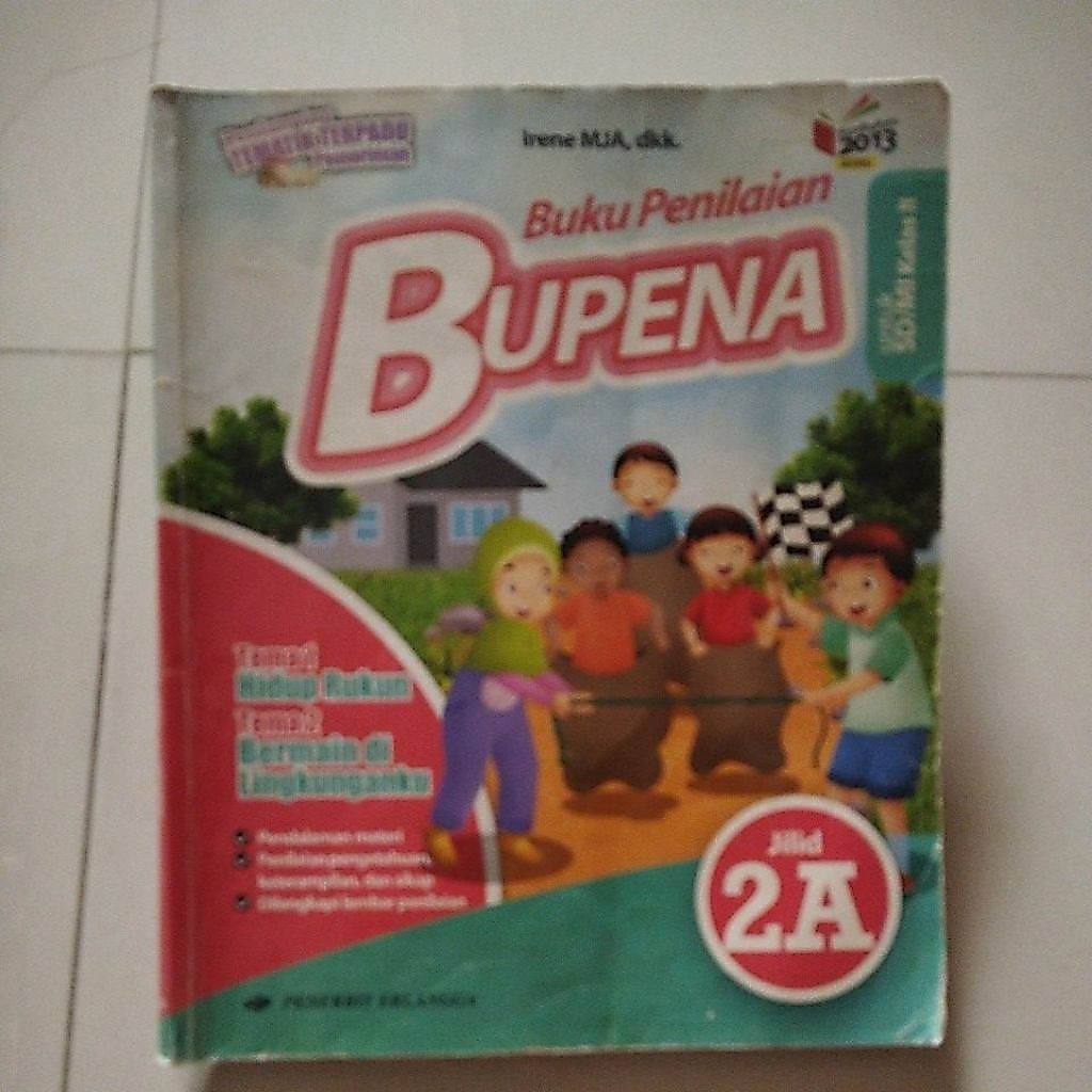 Bupena 2A kelas 2 SD- Erlangga - Kurikulum 2013 Revisi- Bekas