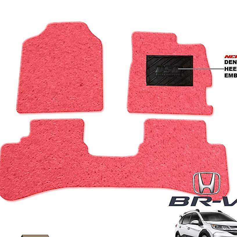 Karpet Mobil Honda Brv - 2 Baris / Karpet Mie Brv / Aksesoris Mobil Brv / Dsm / Karmob