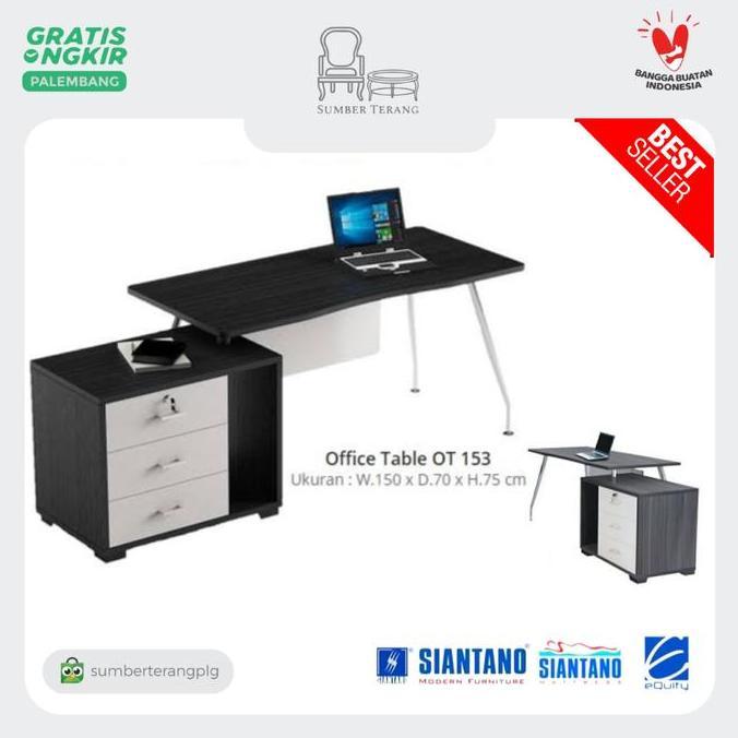 Meja Kerja Minimalis / Meja Komputer / Meja Kantor Siantano OT 153