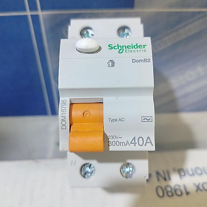 ELCB SCHNEIDER DOMAE 40A 2P 40A 300MA SCHNEIDER
