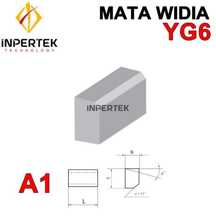 MONOXOM SATUAN Mata Widia A118 YG6 Betel Tip Widia Mata Bubut A118 YG6 Widia