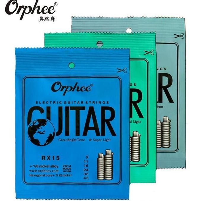 Bebasaja - Senar Gitar Elektrik Orphee Rx15 Rx17 Rx19 Senar Gitar Orphee Elektrik