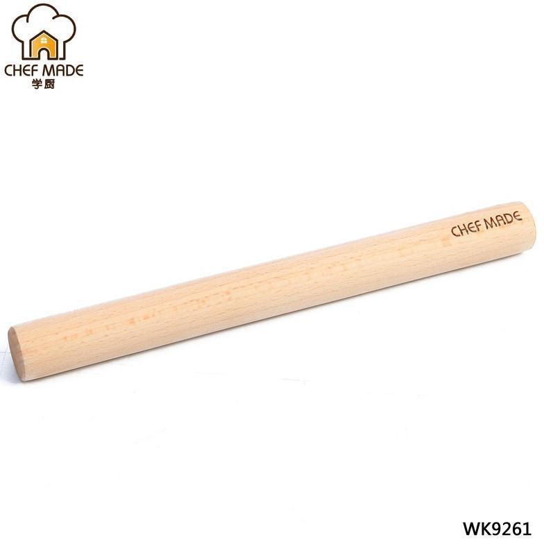 [ ARENSA ] Chefmade WK9261 - Rolling Pin Kayu / Wooden Rolling Pin Panjang 24.5cm