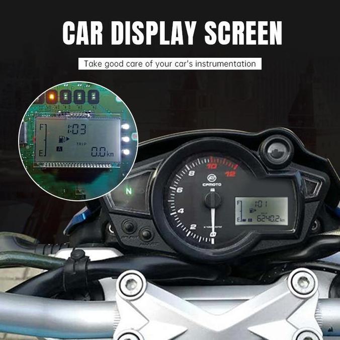 GAIZINPO Layar Tampilan Mobil Layar Digital Definisi Tinggi Layar LCD Kode Rusak