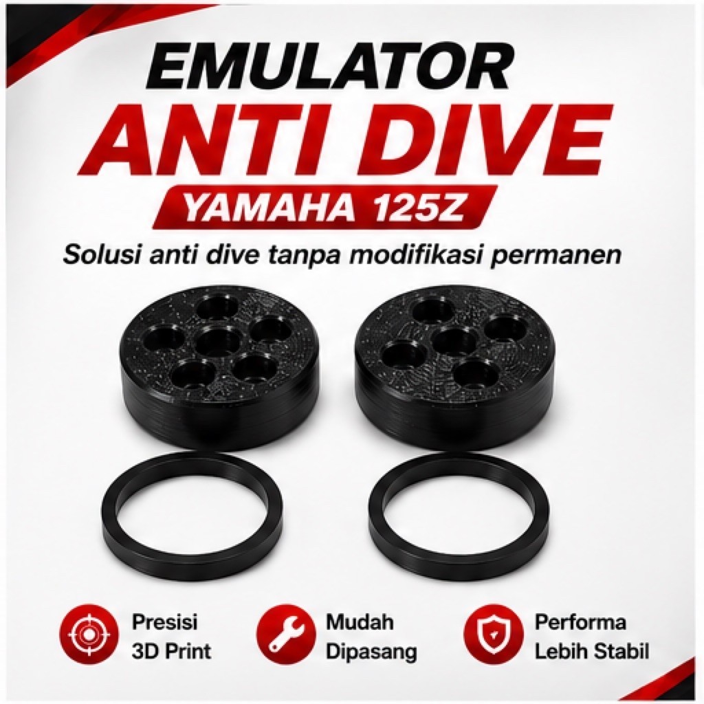 emulator anti dive shock depan yamaha 125 z