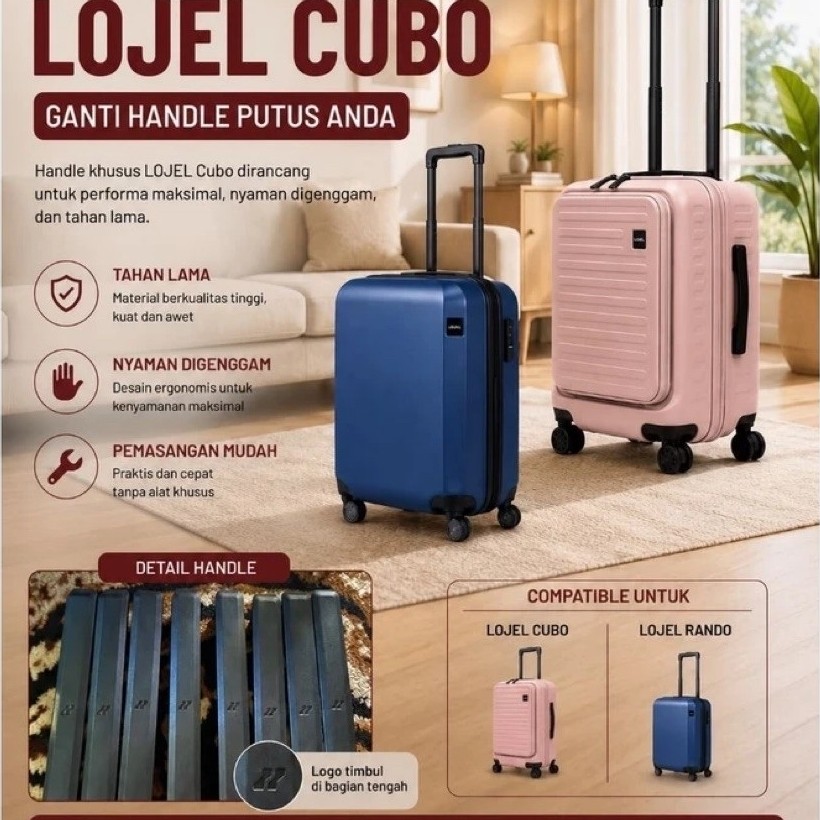 Handle Koper Lojel Original Cubo, Rando,juna, Groove