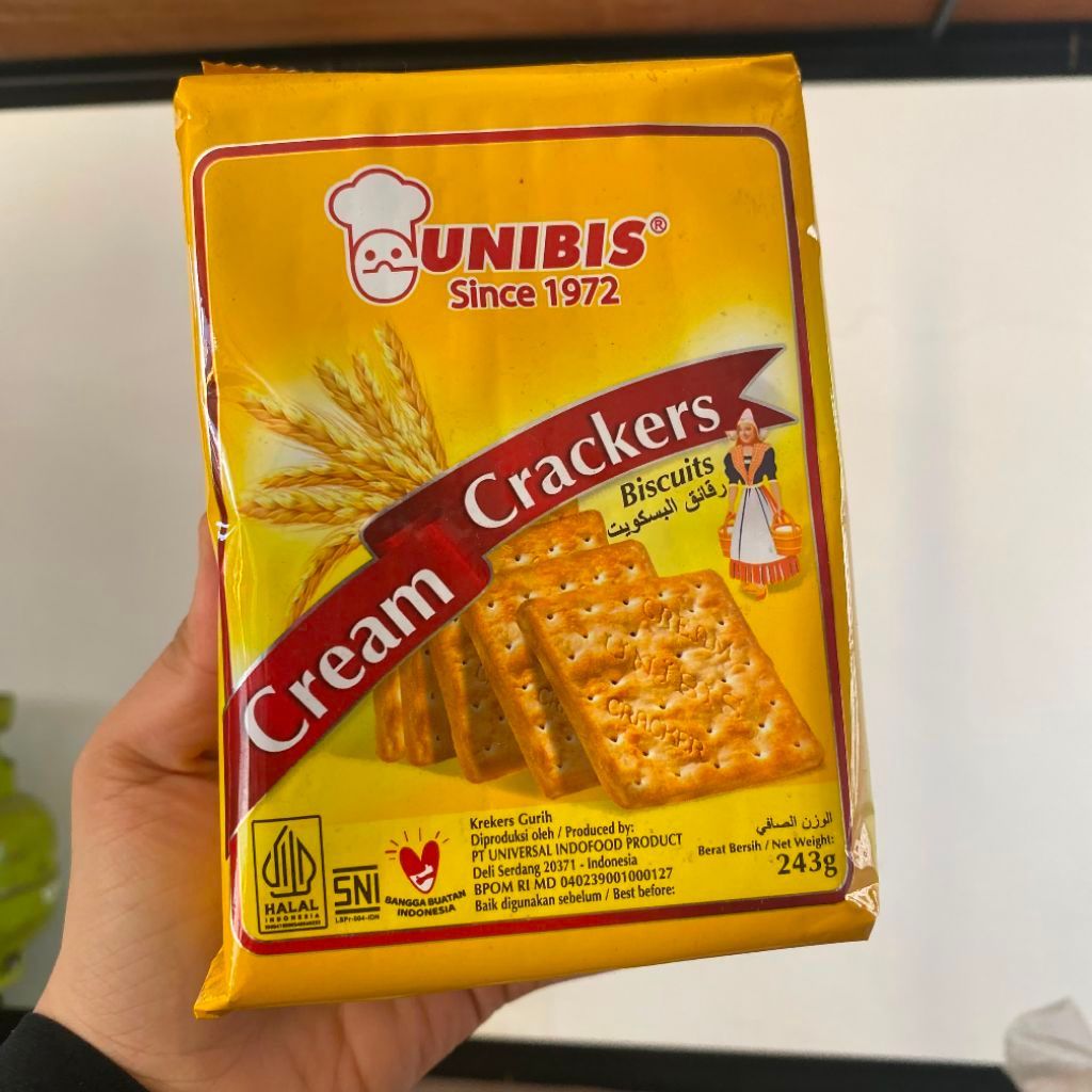 Biskuit Unibis Cream Creakers