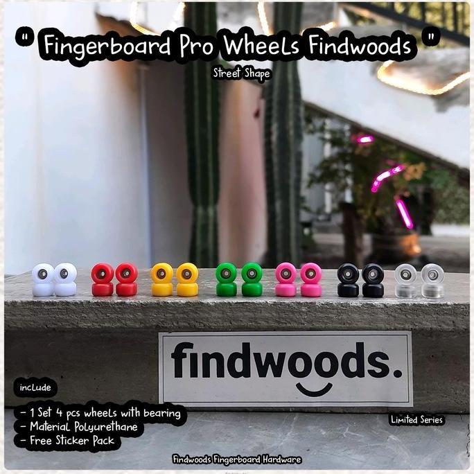 Roda Fingerboard Wheels Pro by Findwoods untuk Aktivitas Outdoor